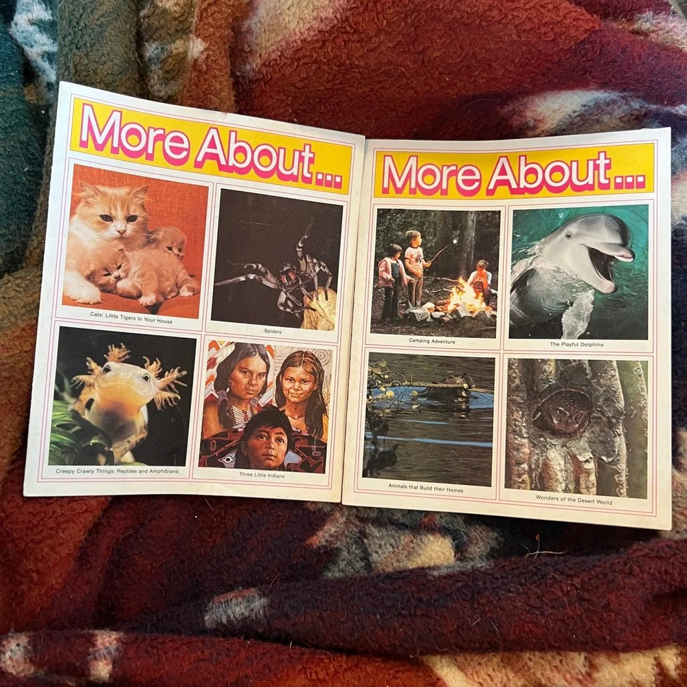 VTG National Geographic Society Kids Book Set 1970s Nature Animals USA 1974 1976